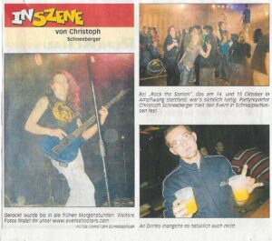 EventShooters Artikel in der Vöcklabrucker Rundschau, 19.10.2005